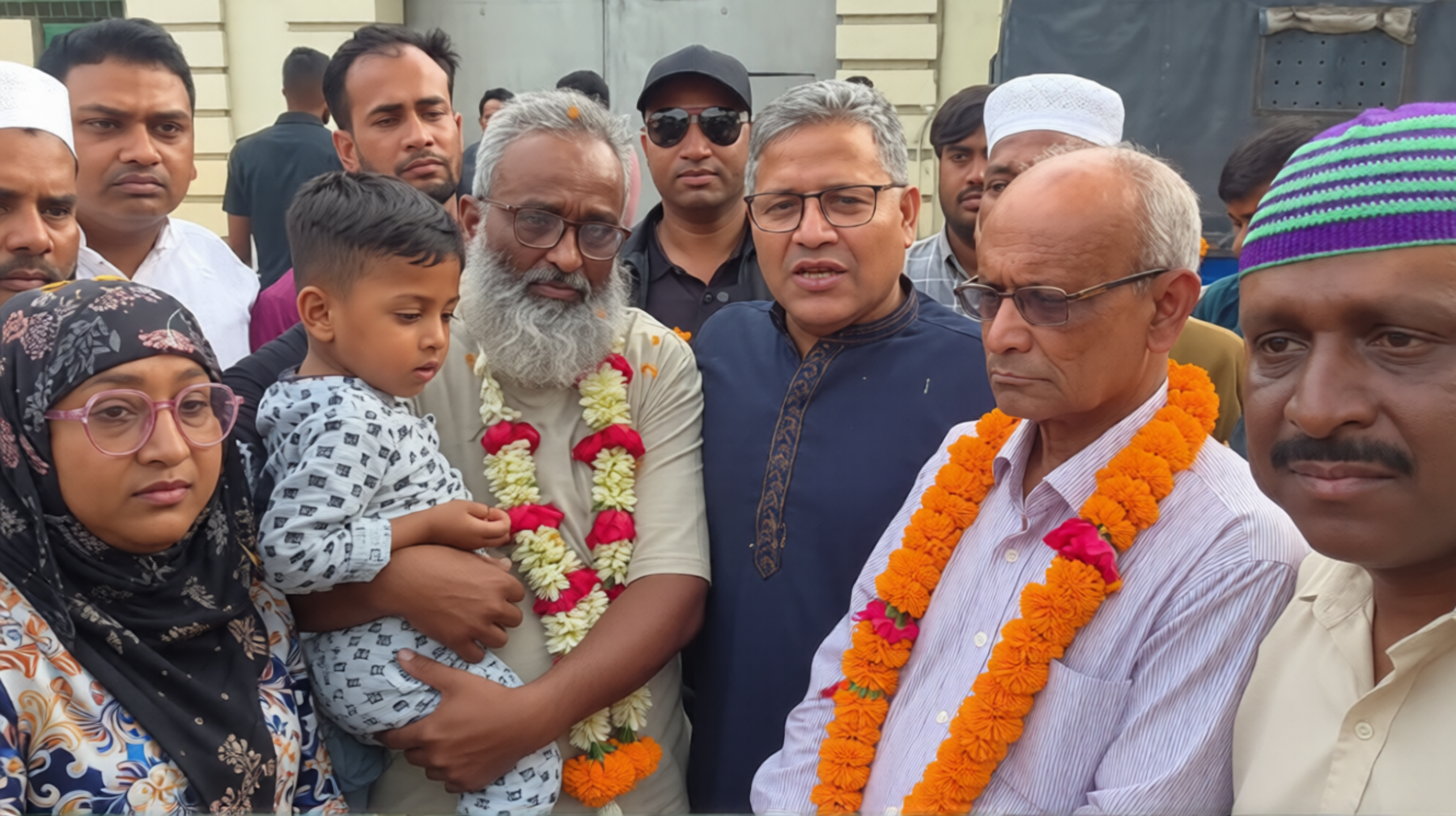 জামিনে মুক্ত আওয়ামী লীগ নেতাকে ফুল দিয়ে বরণ করলেন বিএনপি এমপি