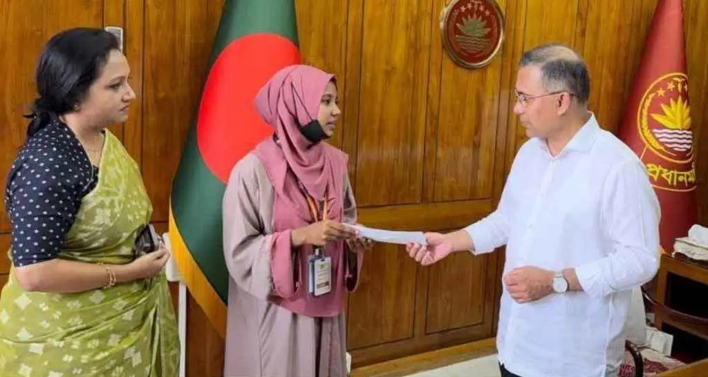 চায়না মেডিকেল বিশ্ববিদ্যালয়ে ভর্তির সুযোগ, ফাতেমার পাশে প্রধানমন্ত্রী