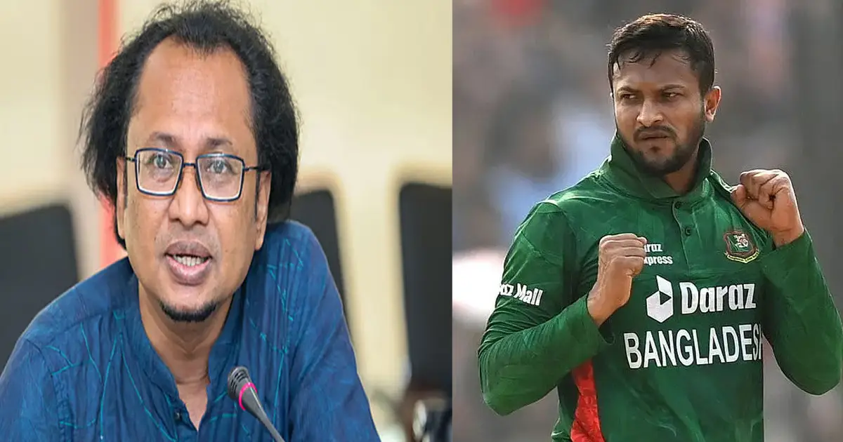 সাকিব ভালো খেলোয়াড়, তবে ‘নষ্ট পচে যাওয়া মানুষ’: তথ্য উপদেষ্টা