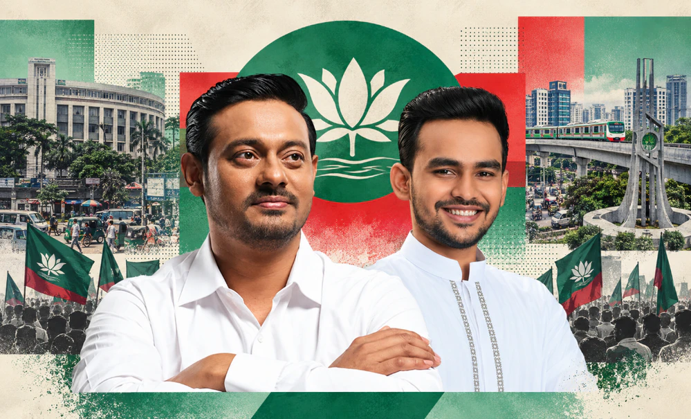 ঢাকার দুই সিটিতে এনসিপির মেয়র প্রার্থী আসিফ ও নাসীরুদ্দীন