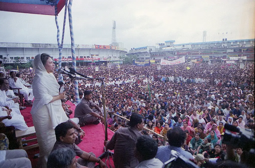 পার্বত্য শান্তিচুক্তি বাতিলের দাবিতে খালেদা জিয়ার নেতৃত্বে ঐতিহাসিক লংমার্চ
