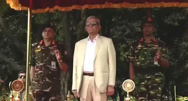 বঙ্গভবনে উঠলেন নতুন রাষ্ট্রপতি মির্জা ফখরুল,গার্ড অব অনার প্রদান