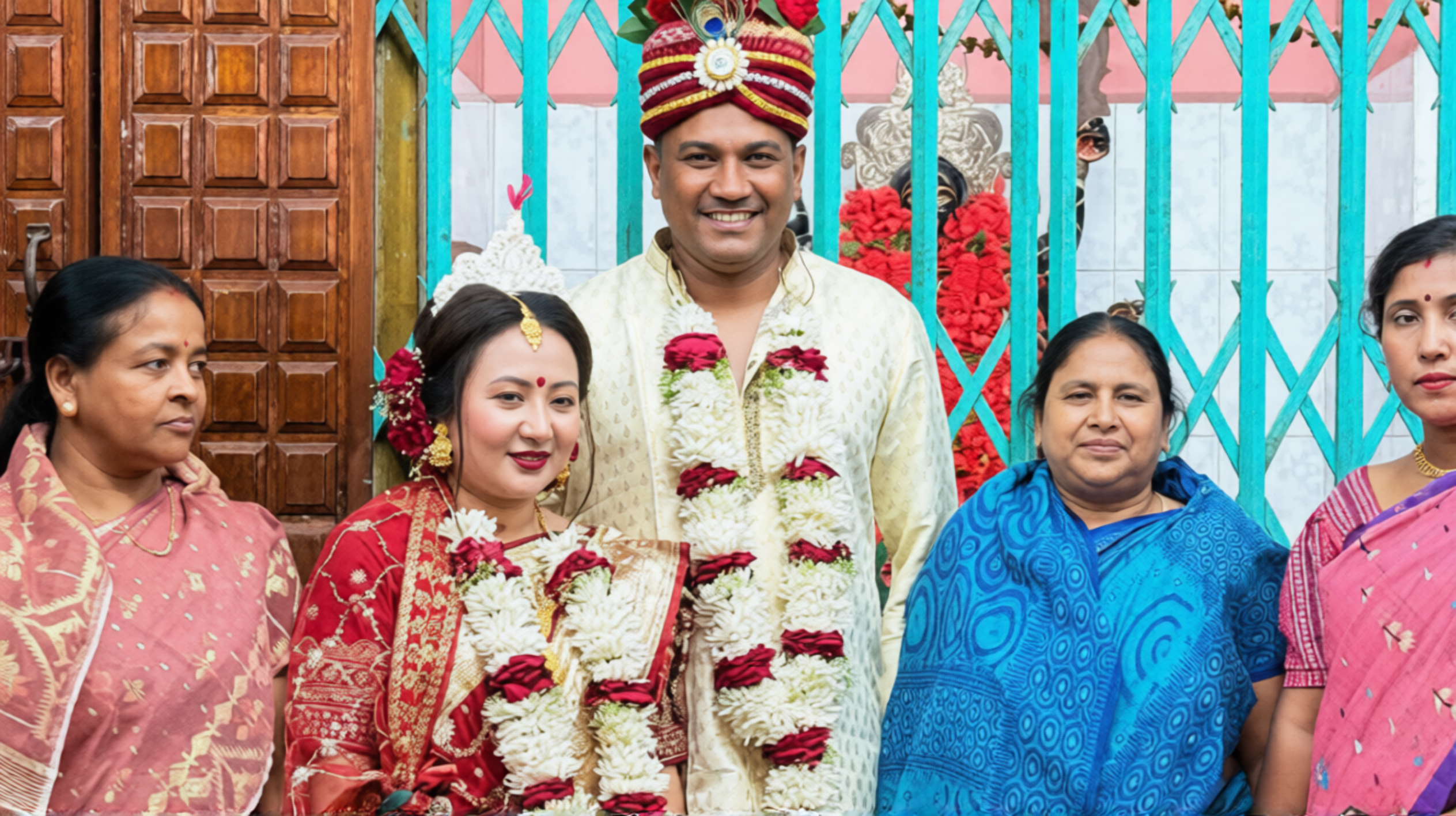 প্রেমের টানে ফিলিপাইনি তরুণীর ফেনীতে এসে যুবককে বিয়ে