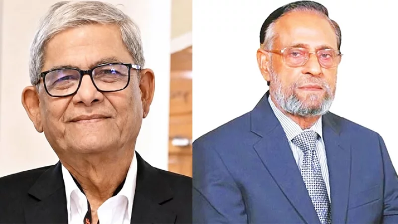 রাষ্ট্রপতি পদে ভোট বৃহস্পতিবার, লড়াইয়ে ফখরুল ও অলি