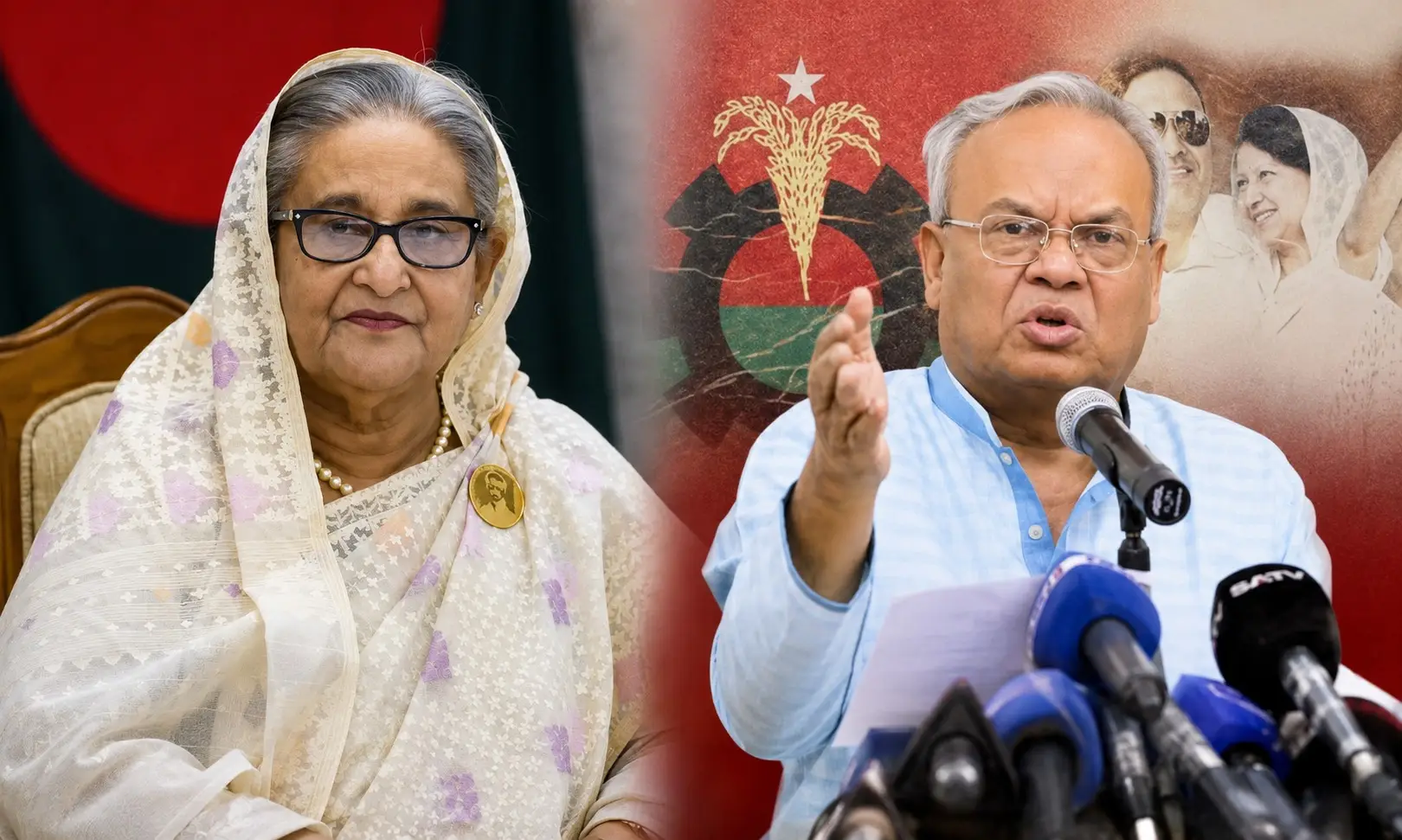 দিল্লিতে শেখ হাসিনার বক্তব্য নিয়ে ভারতের অবস্থান নিয়ে প্রশ্ন রিজভীর