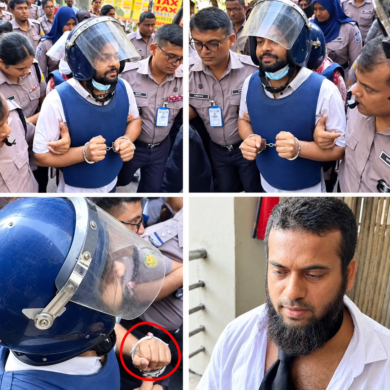 তিন দিনের রিমান্ড শেষে হাতে ক্যানুলা নিয়ে অসুস্থ অবস্থায় আয়াস