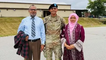 যুক্তরাষ্ট্রের সেনাবাহিনীতে যোগ দিলেন হাজীগঞ্জের জুম্মান তপদার