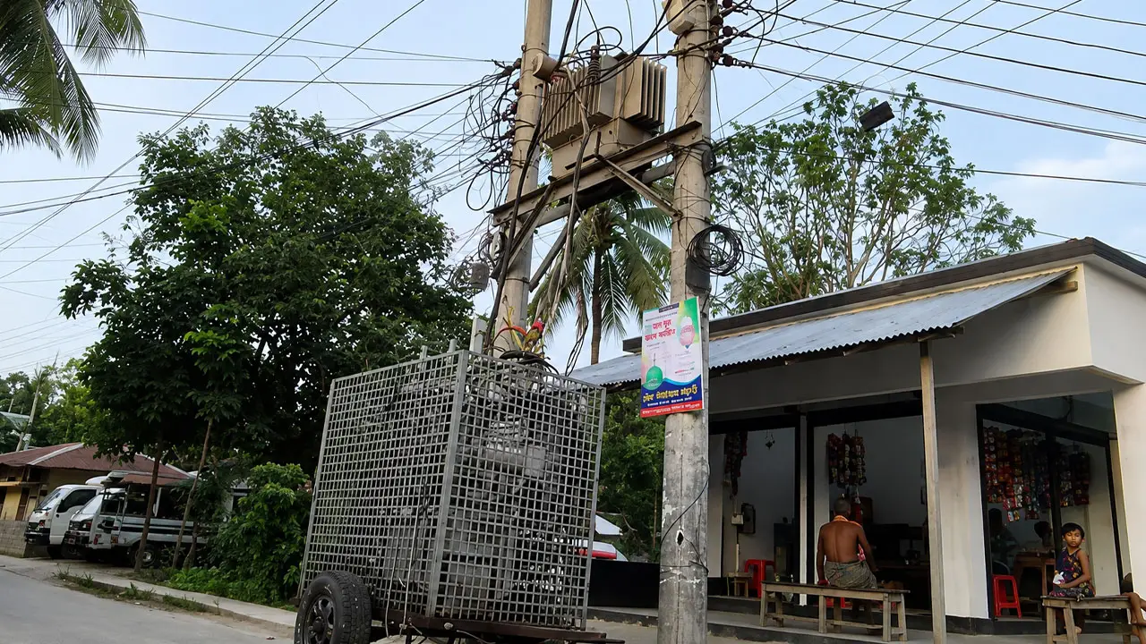 কাটাখালীতে ট্রান্সফরমার চালুর পর ওভারভোল্টেজ, পুড়েছে ৩০০ বাড়ির ইলেকট্রনিকস