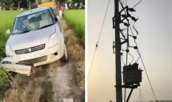 ট্রান্সফরমার চুরি করতে গিয়ে বিপত্তি, কাদায় আটকাল চোরের গাড়ি