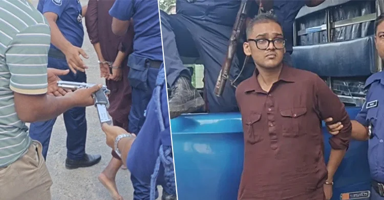 নাটোরে মন্ত্রীর পথসভা থেকে লাইসেন্স করা পিস্তলসহ যুবক আটক