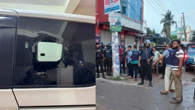 আমির হামজার গাড়ি-বাড়িতে হামলার অভিযোগ, আহত ১০