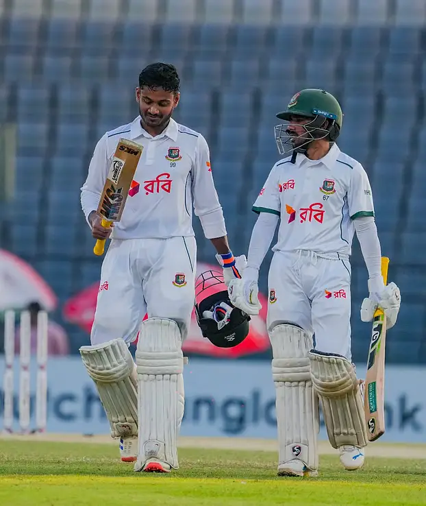 দিন শেষে ১ উইকেটে ৩৩৮ করে বড় লিডের পথে বাংলাদেশ