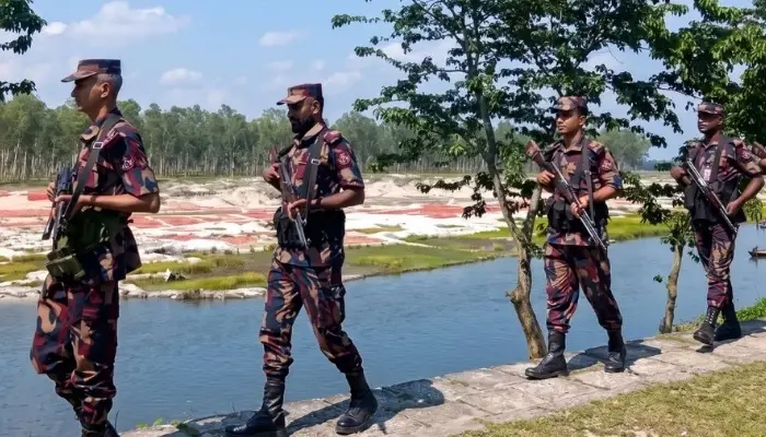 বড়লেখা সীমান্তে বিজিবির গুলিতে ভারতীয় চোরাকারবারি আহত