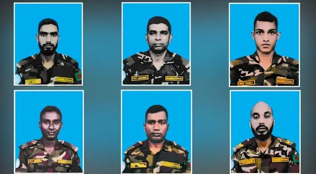 দক্ষিণ সুদানে সন্ত্রাসী হামলায় শহীদ ছয় বাংলাদেশি শান্তিরক্ষীর মরদেহ দেশে পৌঁছেছে