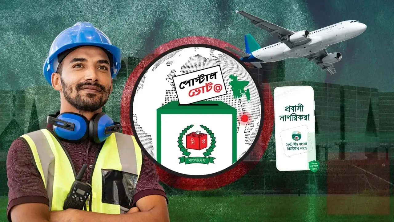 পোস্টাল ভোটে নিবন্ধন করলেন ৬ লাখ ৭২ হাজারের বেশি প্রবাসী ভোটার