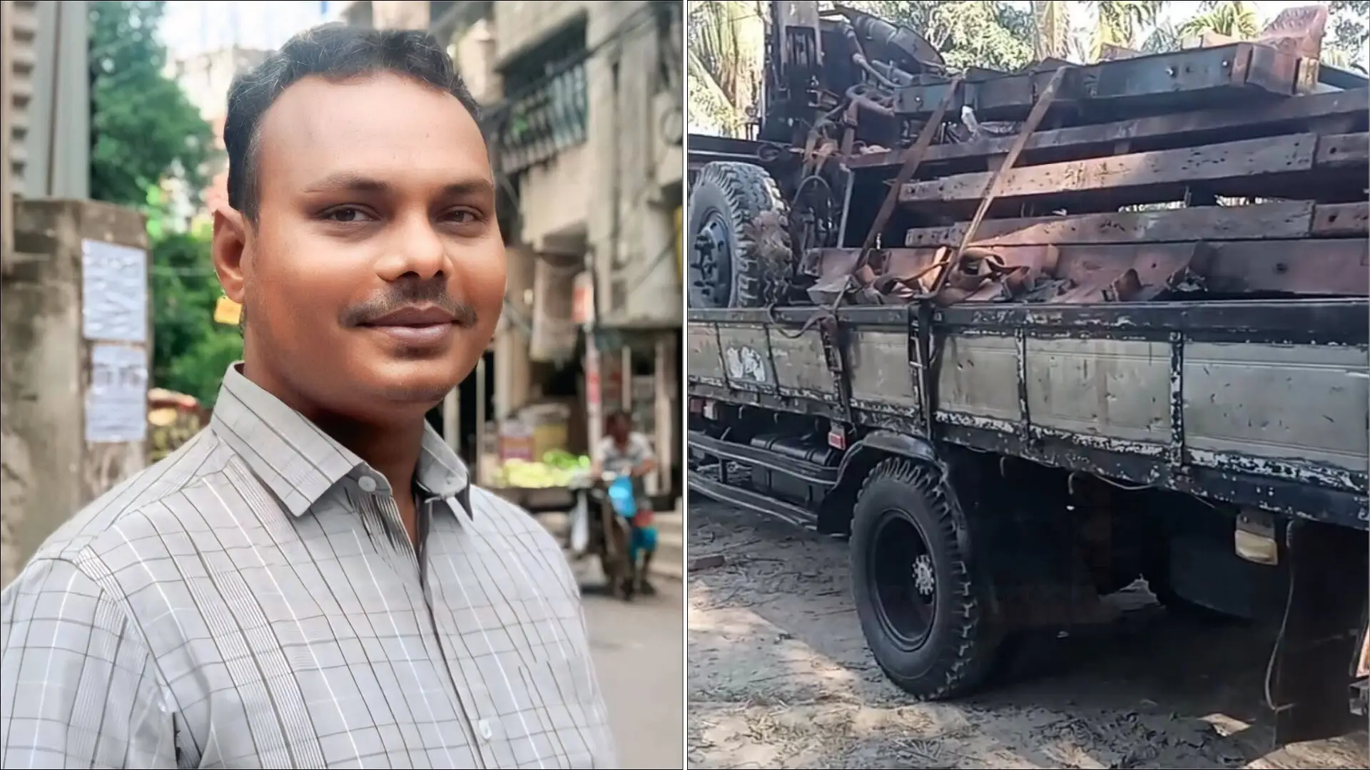 ফেনীতে যুবদল নেতার বাড়ি থেকে চোরাই ট্রাকের খণ্ডাংশ উদ্ধার
