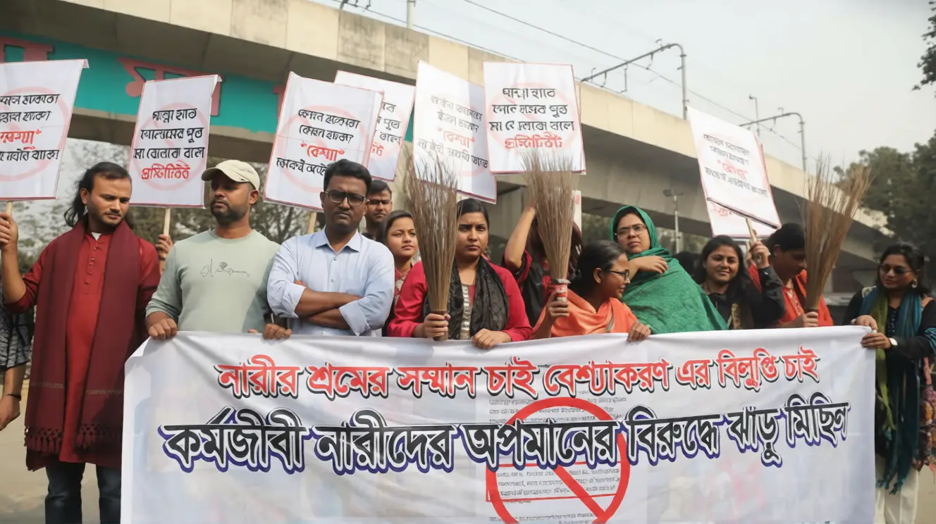 জামায়াত আমিরের বক্তব্যের প্রতিবাদে ঢাবি ও জবিতে শিক্ষার্থীদের ‘ঝাড়ু মিছিল’