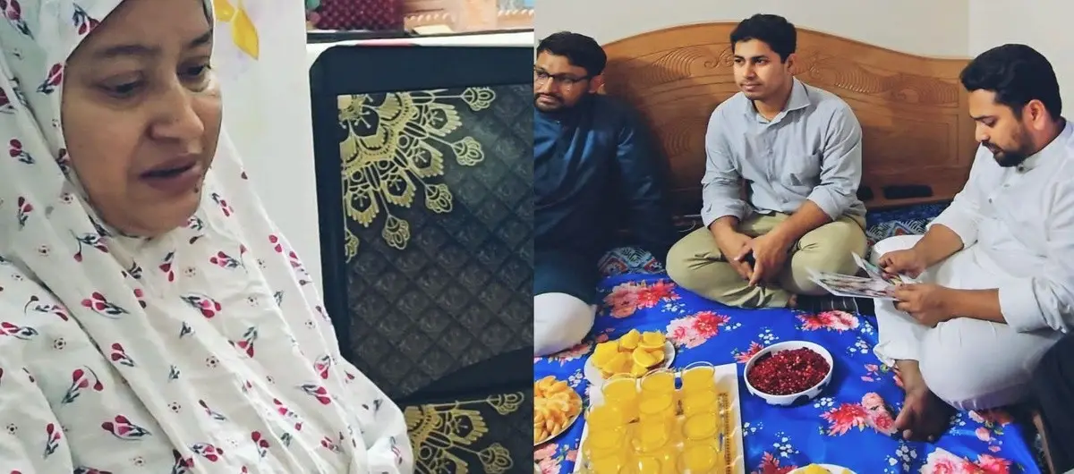 শহীদ রাকিবের পরিবারের সঙ্গে ইফতার করলেন নাহিদ ইসলাম