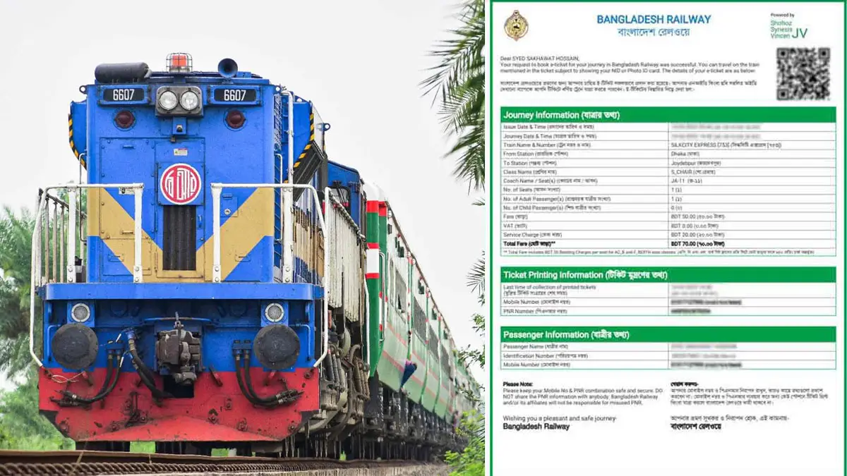 ঈদযাত্রায় ট্রেনের টিকিটে হুমড়ি খেয়ে পড়েছেন যাত্রীরা, ৩০ মিনিটে ১ কোটি ২৭ লাখ হিট