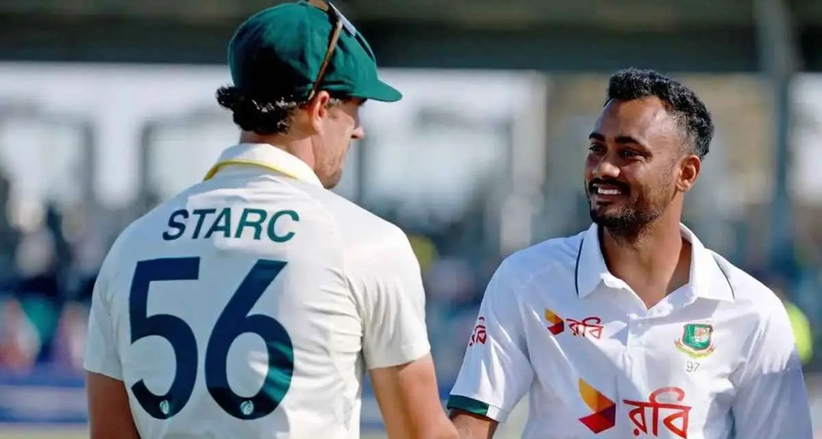 আইসিসি টেস্ট র‌্যাঙ্কিংয়ে স্টার্কের শীর্ষে উত্থান, ১৭ ধাপ এগোলেন শরিফুল