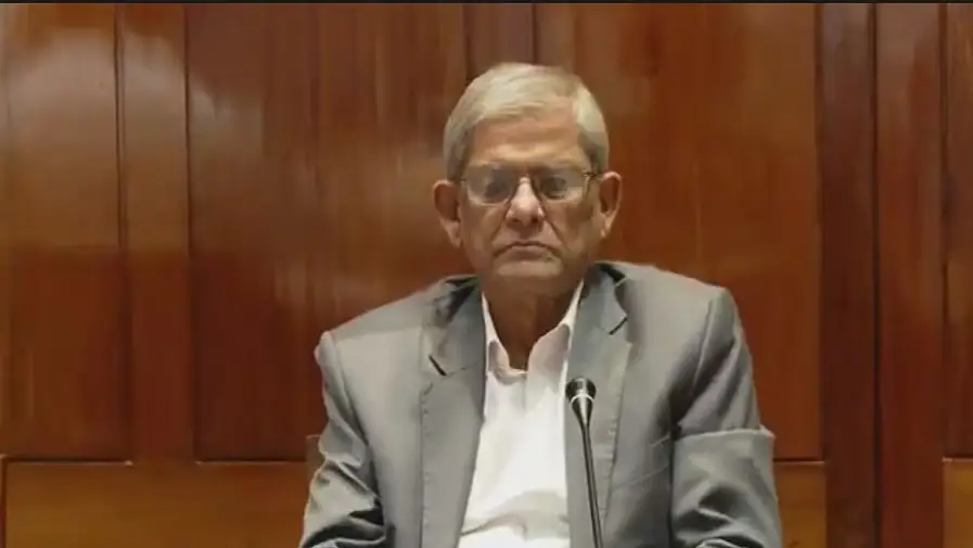 বিদায়ী বক্তব্যে কাঁদলেন মির্জা ফখরুল, রাষ্ট্রপতি নির্বাচনে ভোট চাইলেন
