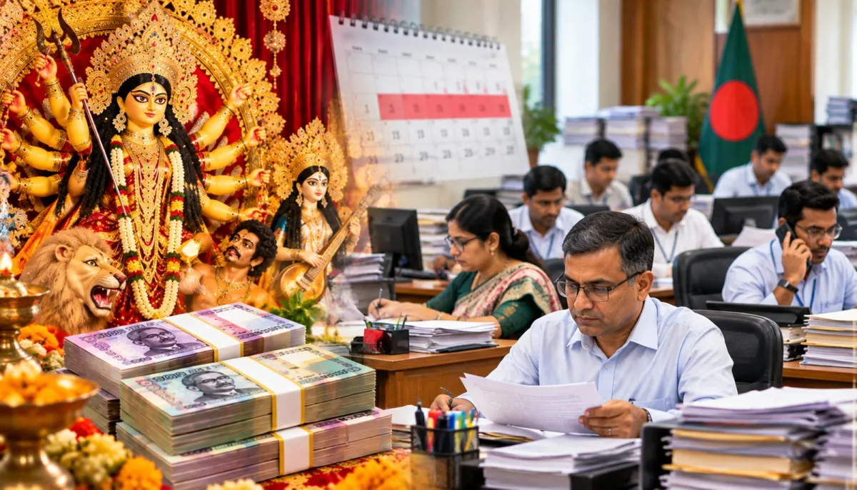 দুর্গাপূজায় টানা ৫ দিনের ছুটি পাচ্ছেন সরকারি চাকরিজীবীরা