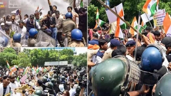 পাটনায় প্রশ্নপত্র ফাঁসের অভিযোগে শিক্ষার্থীদের বিক্ষোভে পুলিশের লাঠিচার্জ