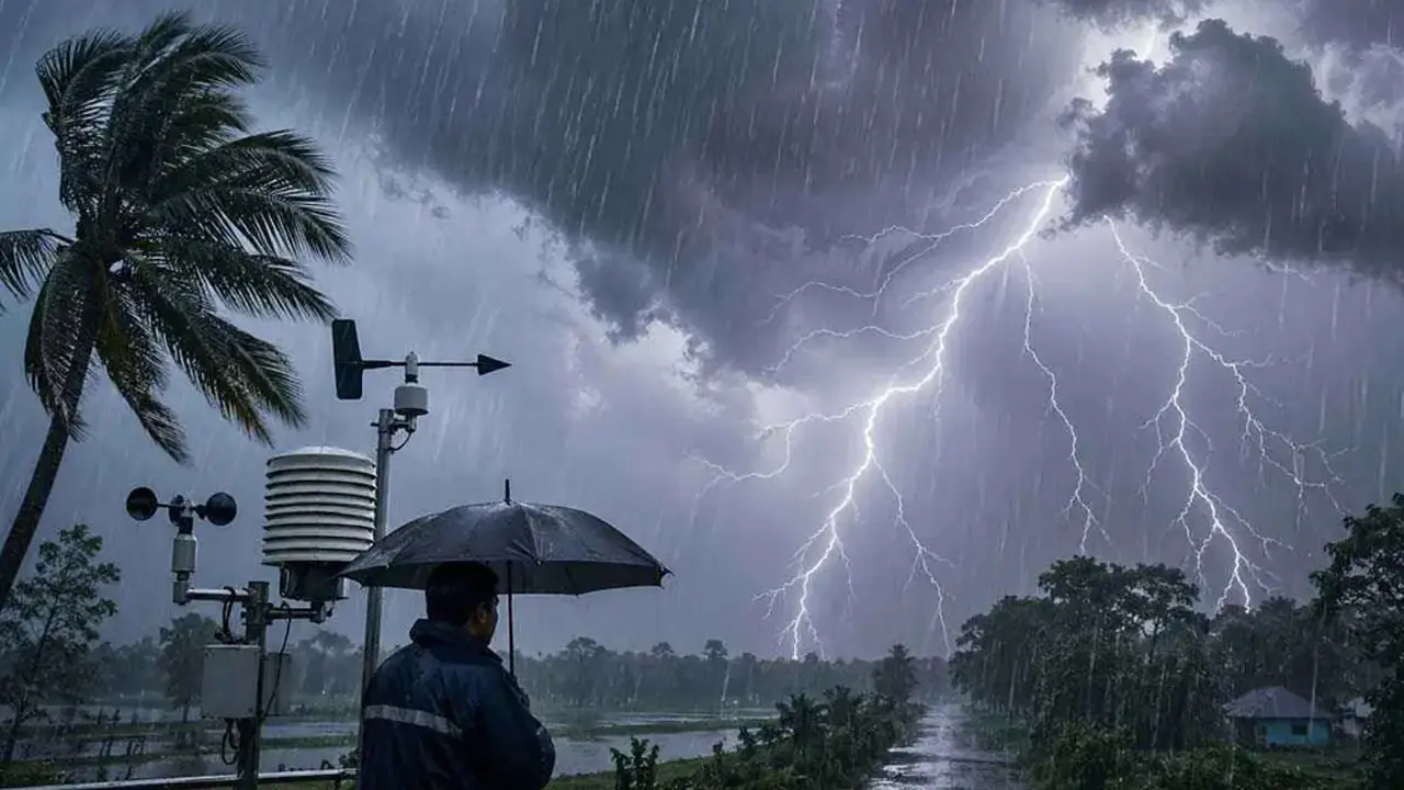 রাত থেকে ৩৭ জেলায় বজ্রবৃষ্টির আভাস